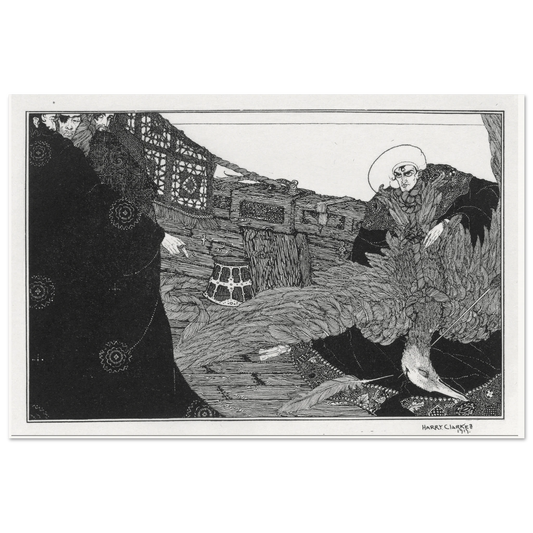 The Albatross Slain by Harry Clarke, framed print