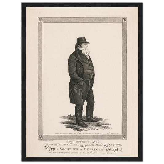 Edward Bunting (1773-1843) - Framed Print – Irish wall art print | Buy Irish Art