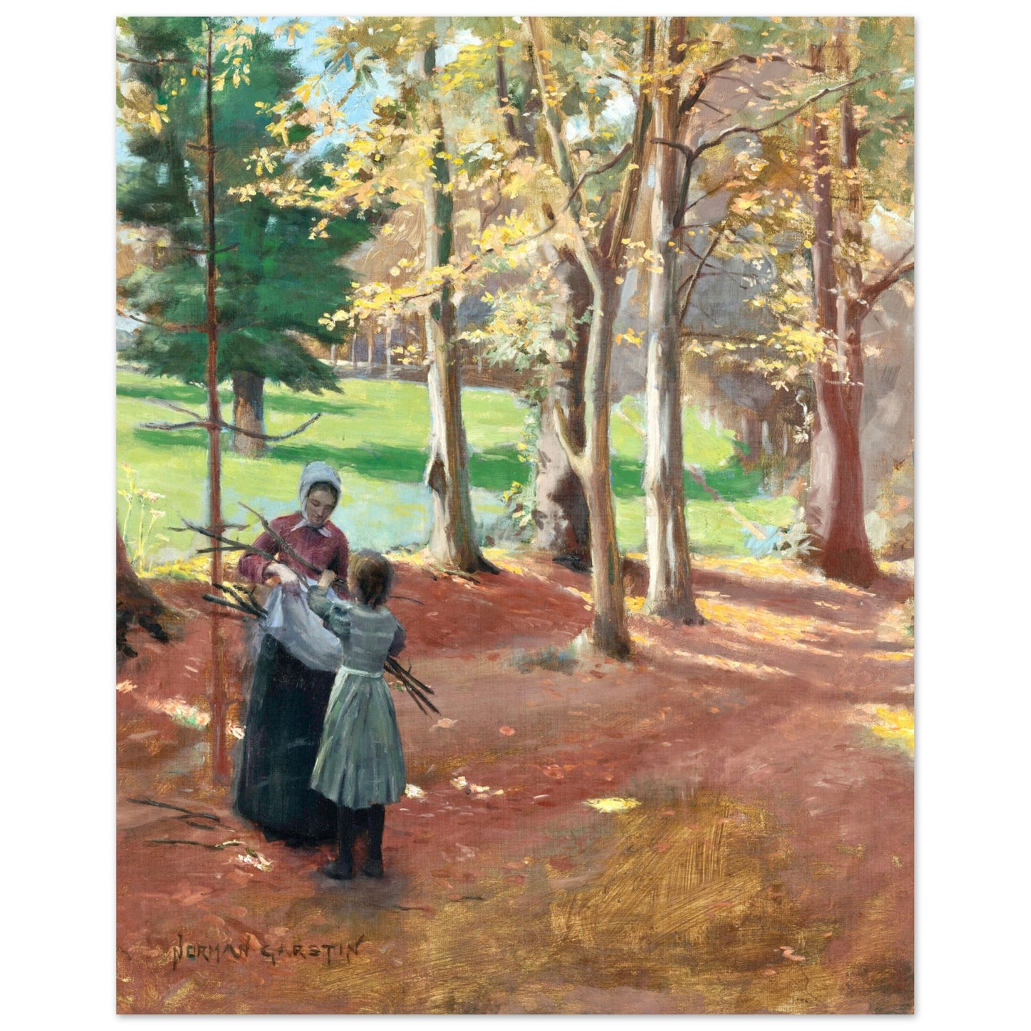 Autumn by Norman Garstin Art Print 40x50 cm / 16x20″ – Irish wall art print | Buy Irish Art
