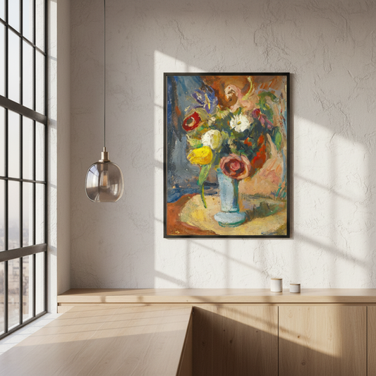 Still Life with Flowers – Roderic O'Conor Framed Art Print