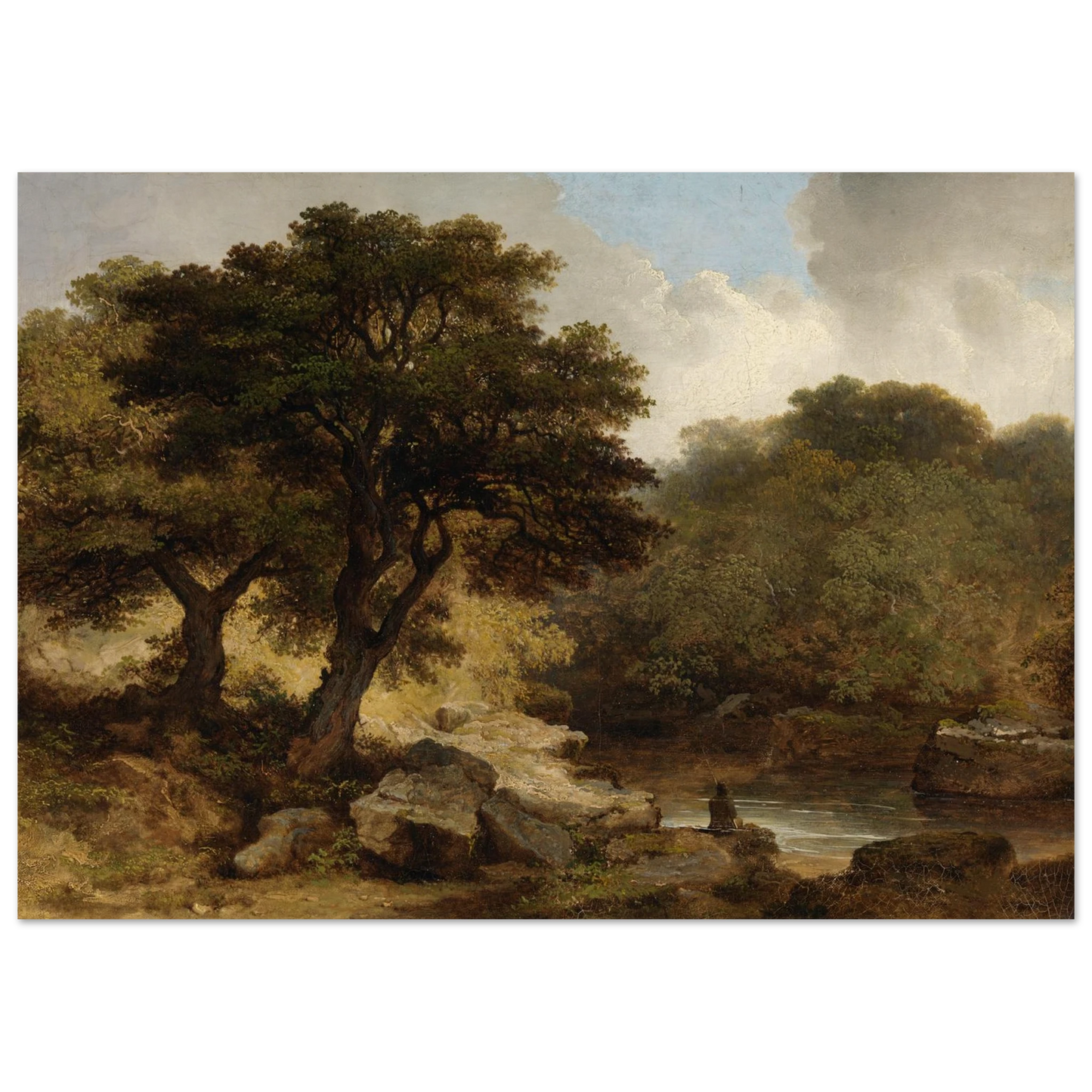A View of the Glen of the Dargle by Irish Artist - James Arthur O'Connor – lifestyle view | Buy Irish Art