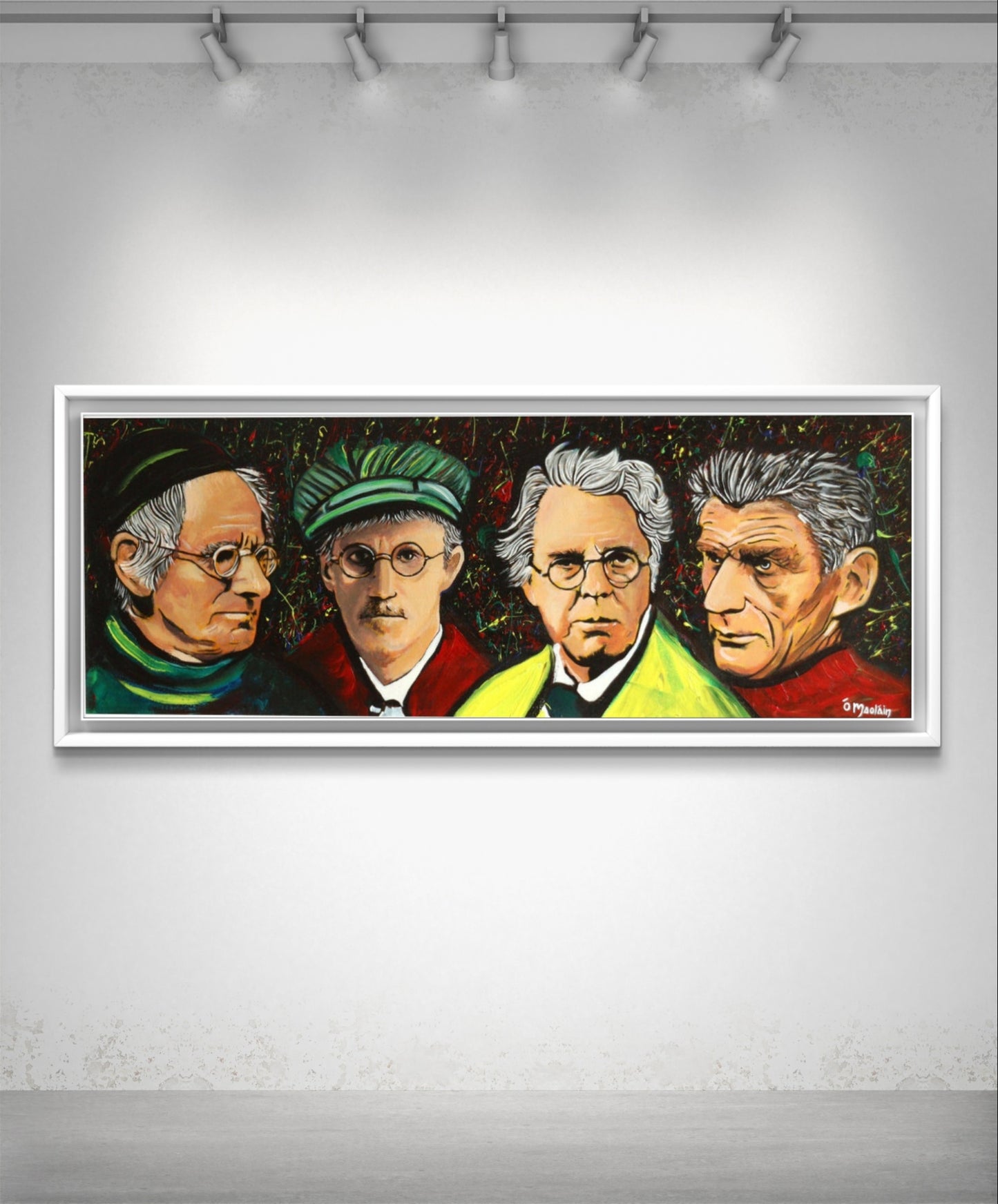 Famous Irish Writers Canvas Art Print