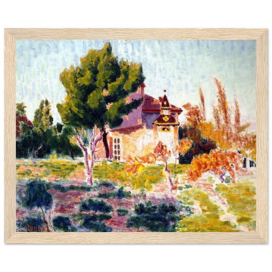 La Rose du Ciel, Cassis by Roderic O'Conor framed print in a natural oak frame