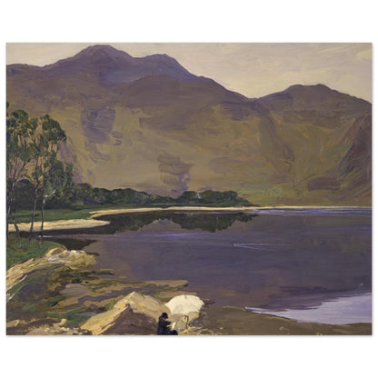 Loch Katrine 40×50 cm – Sir John Lavery Art Print – framed print close-up | Buy Irish Art