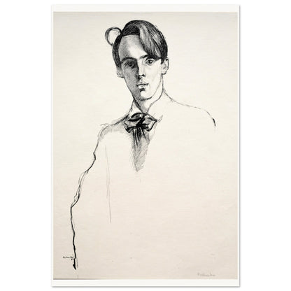 William Butler Yeats by William Rothenstein - Art Print (view 11)
