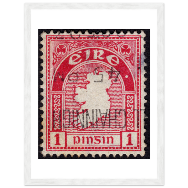 Irish Postage Stamp Print