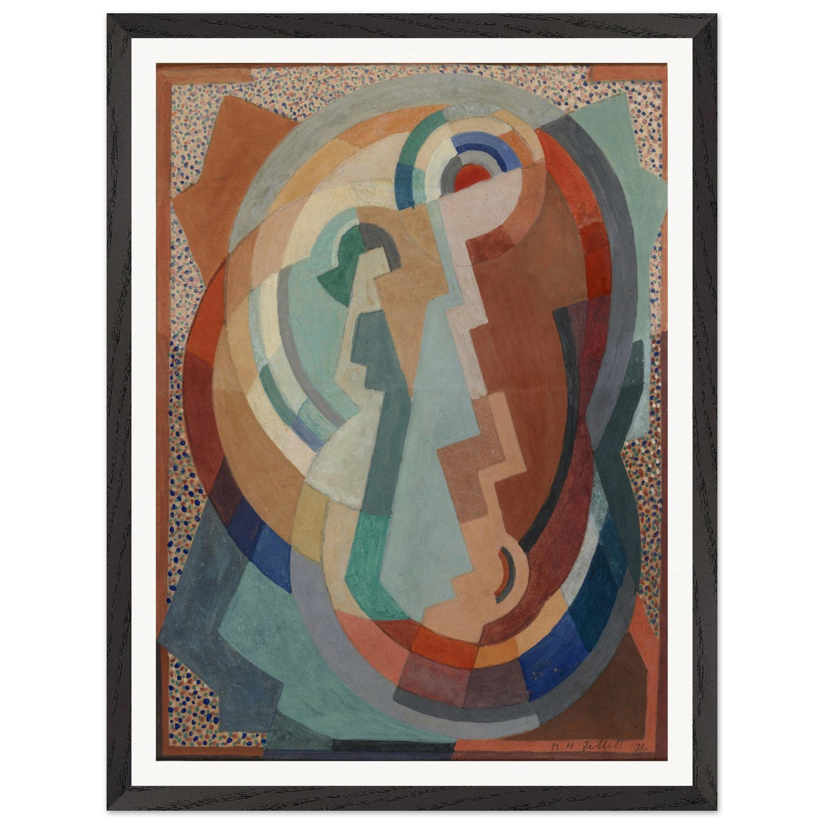 The Virgin and Child by Mainie Jellett – Irish Modernist Art Print (view 4)