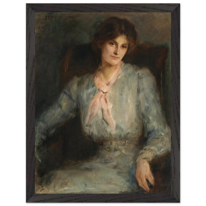 John Butler Yeats reproduction print with ready-to-hang black wood frame