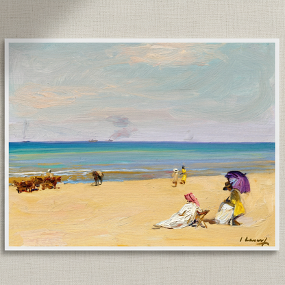 On The Sands by John Lavery Art Print (view 4)