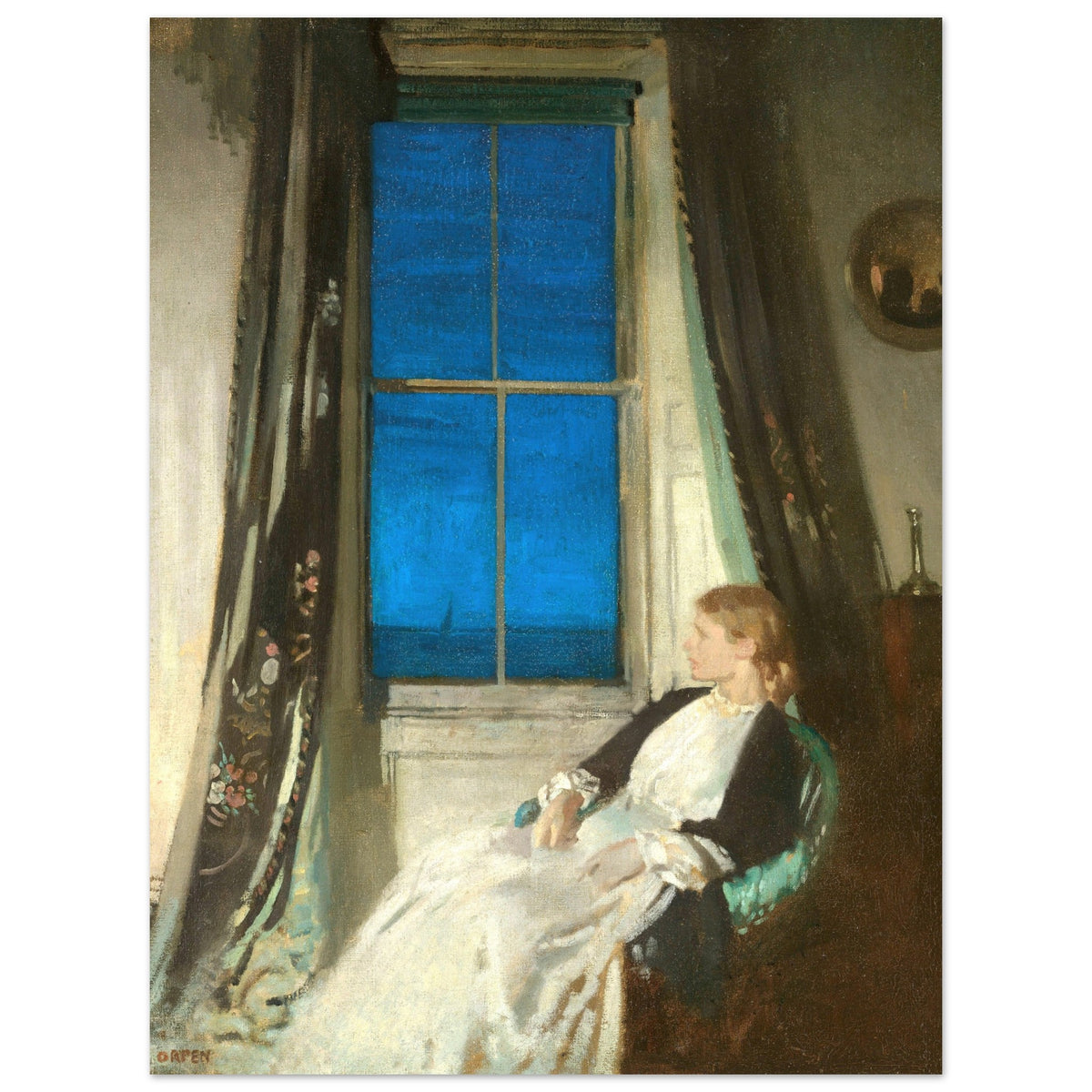Night by William Orpen, unframed version, full artwork visible