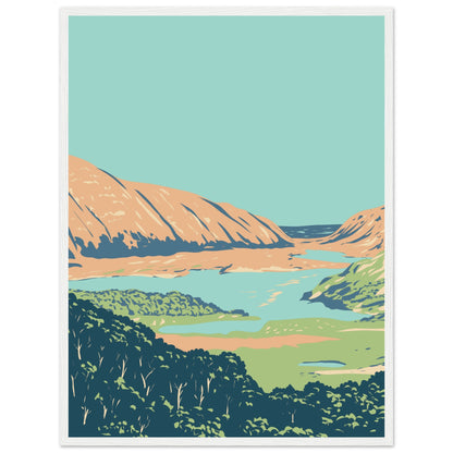 Killarney National Park County Kerry Ireland Framed Art Print – framed print close-up | Buy Irish Art