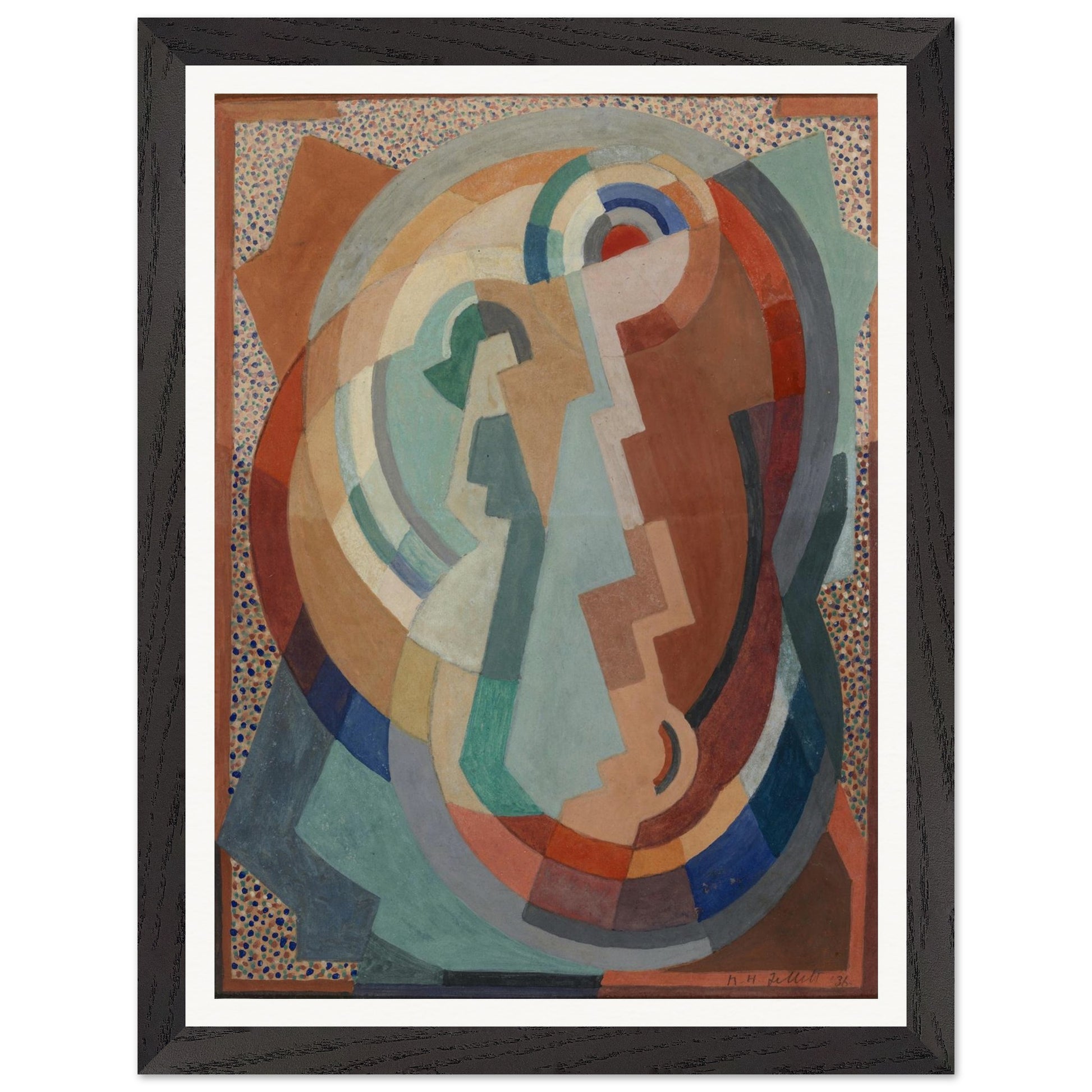 The Virgin and Child by Mainie Jellett – Irish Modernist Art Print (view 5)