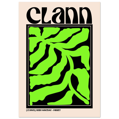 Clann – Irish Family Print | Gaelic Wall Art & Irish Home Decor – view 11 | Buy Irish Art