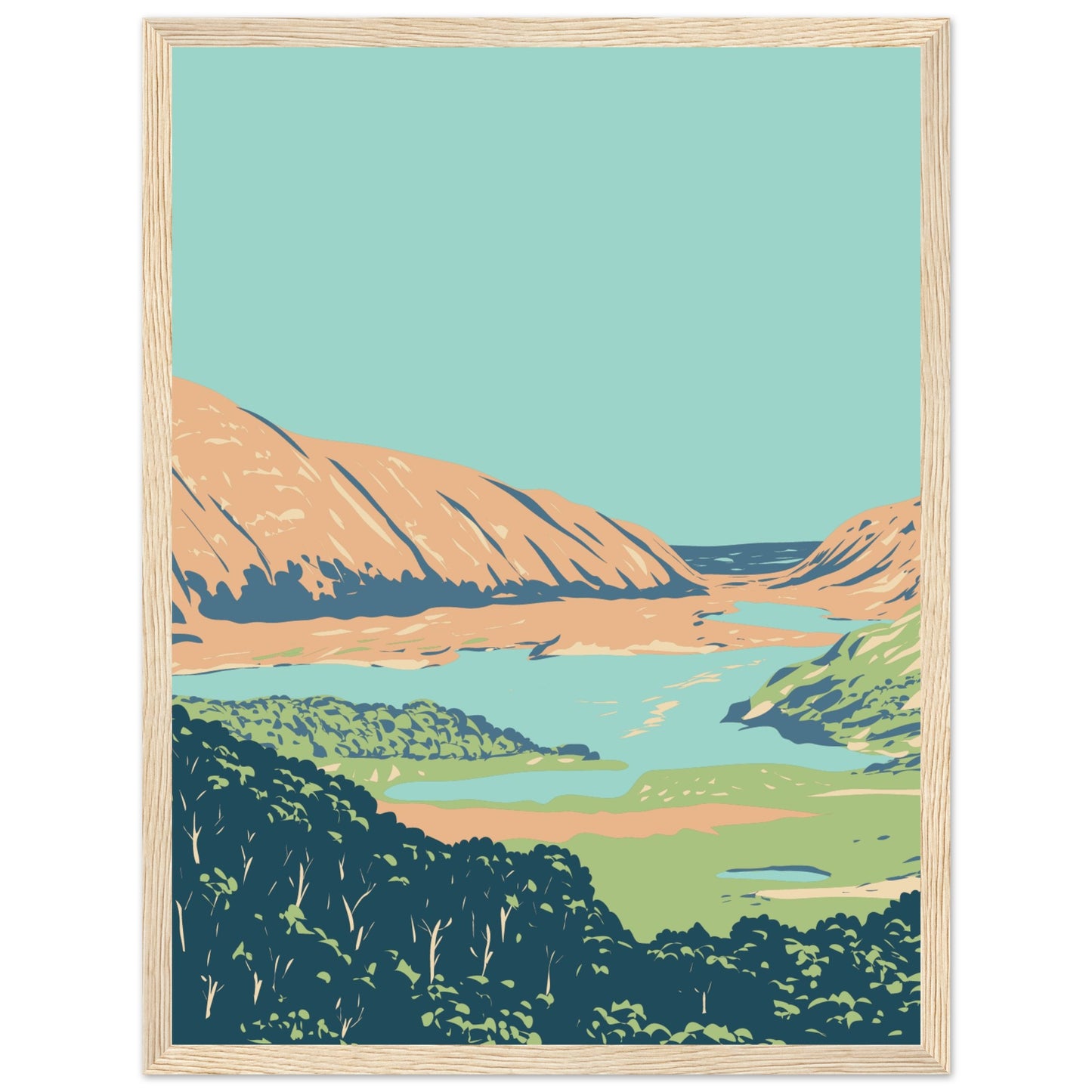 Killarney National Park County Kerry Ireland Framed Art Print – room setting display | Buy Irish Art