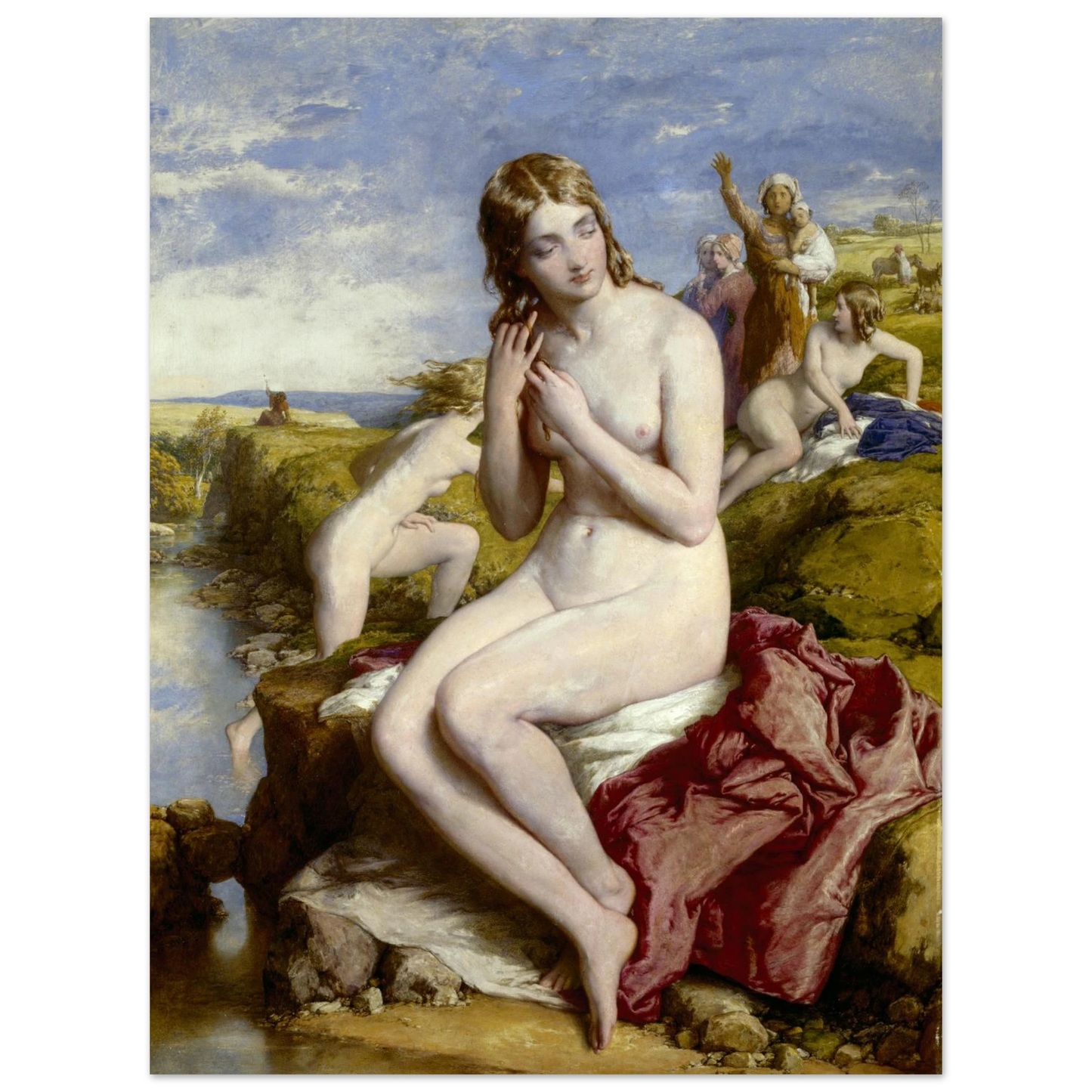Bathers Surprised by Irish Artist William Mulready Art Print – view 11 | Buy Irish Art
