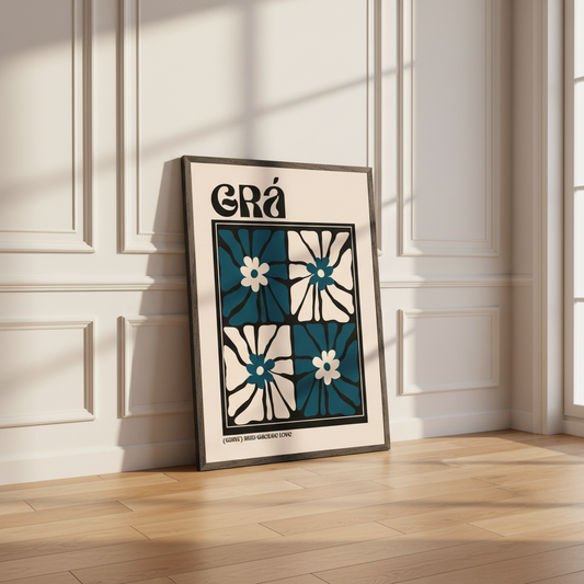 Grá (Love) – Irish Language Print