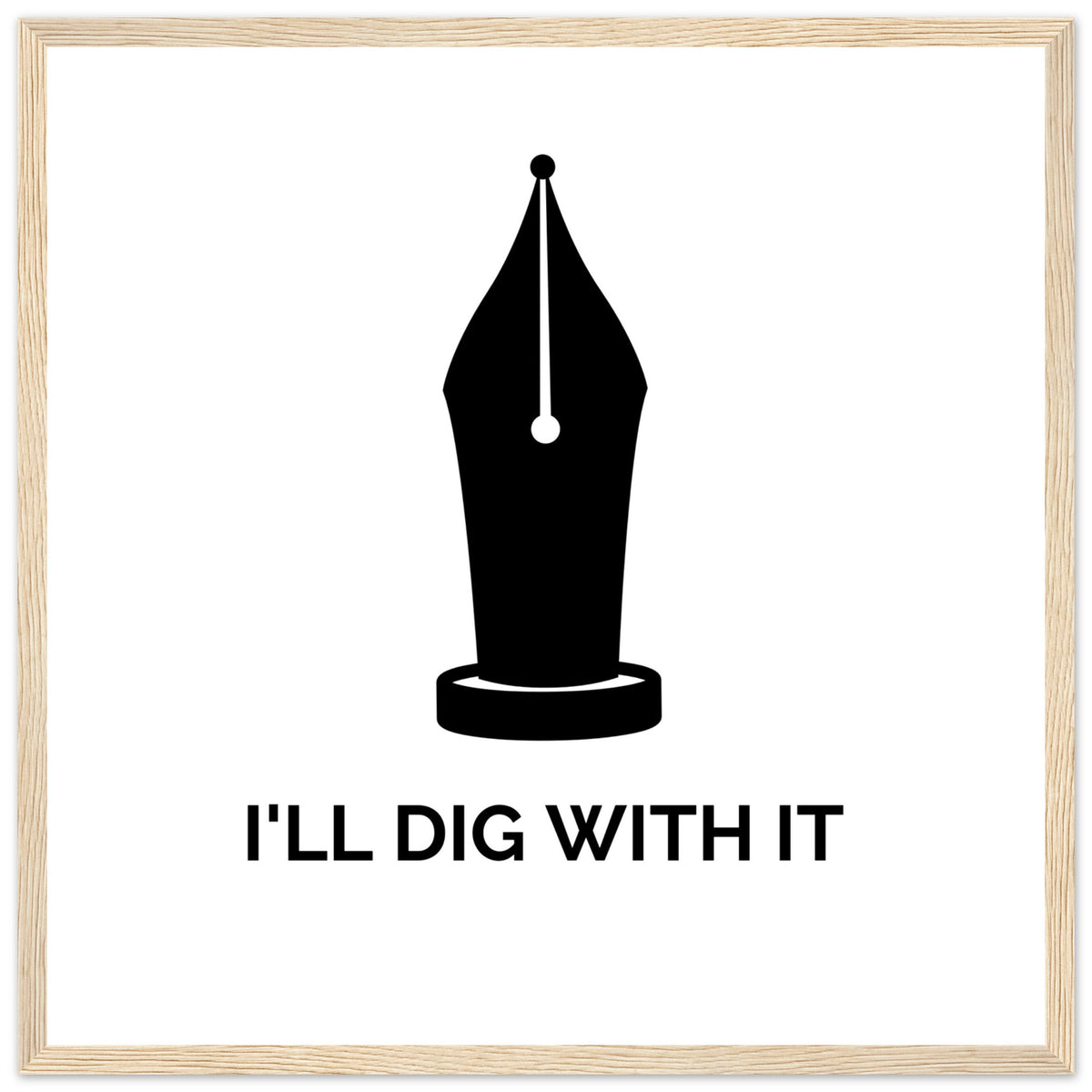 I’ll Dig With It – Seamus Heaney Quote Art Print (view 14)