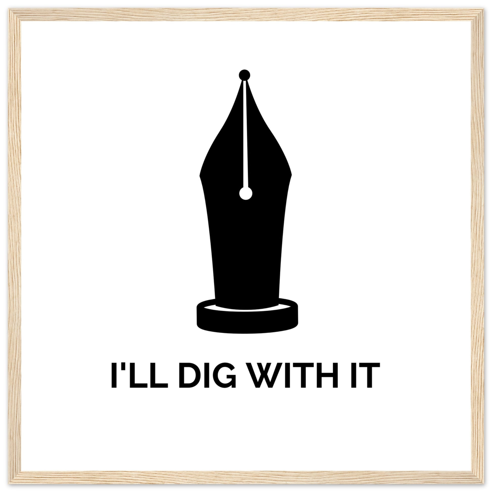 I’ll Dig With It – Seamus Heaney Quote Art Print (view 14)