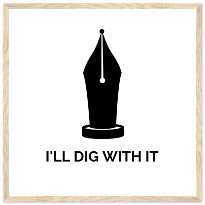 I’ll Dig With It – Seamus Heaney Quote Art Print (view 14)