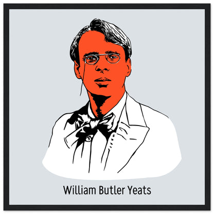 Gerahmter Druck von William Butler Yeats