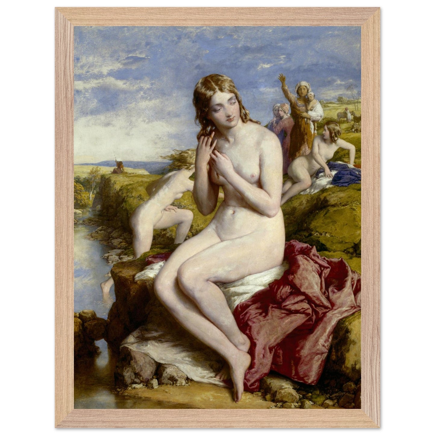 Bathers Surprised by Irish Artist William Mulready Art Print – view 8 | Buy Irish Art
