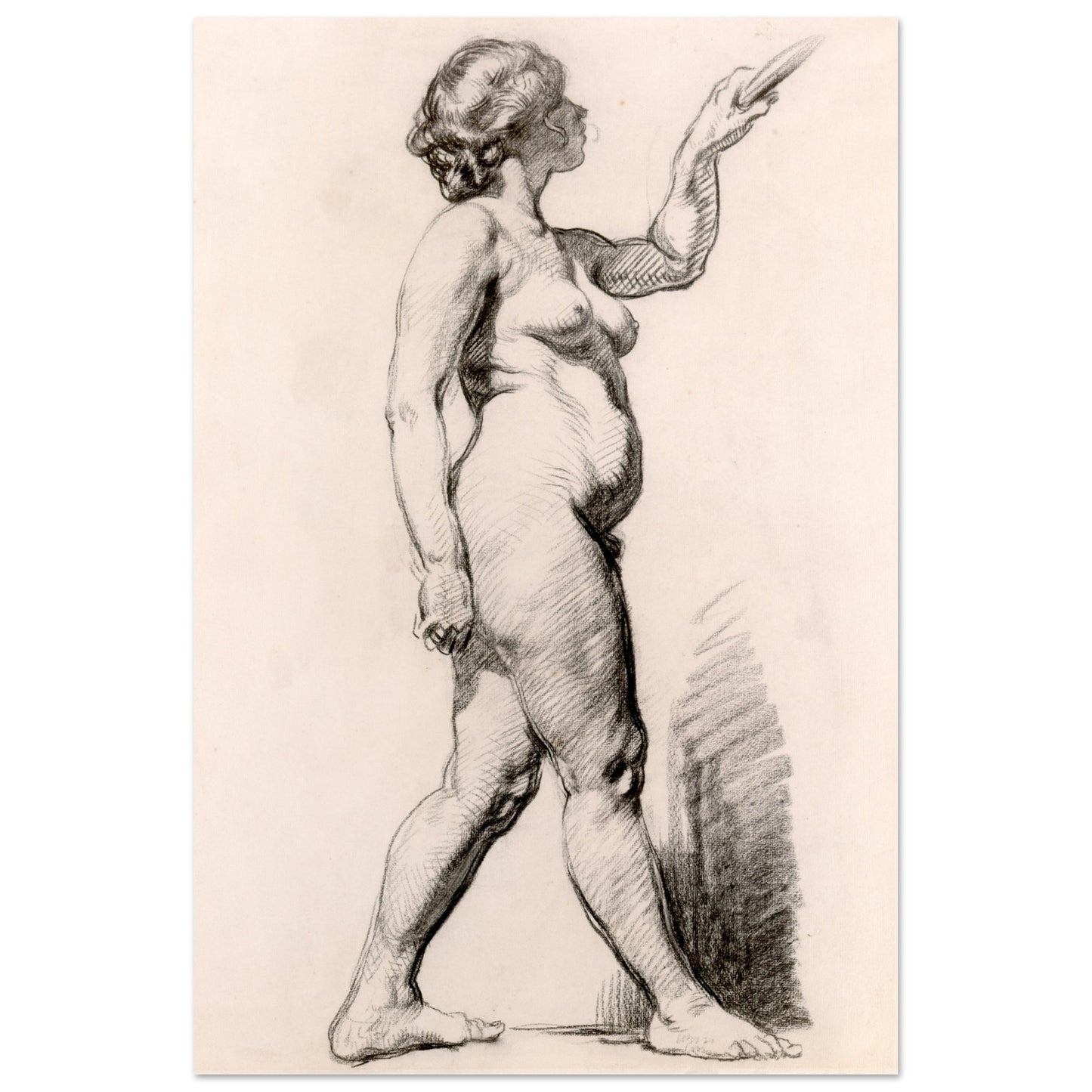 A Standing Female Figure – Sarah Henrietta Purser (view 5)