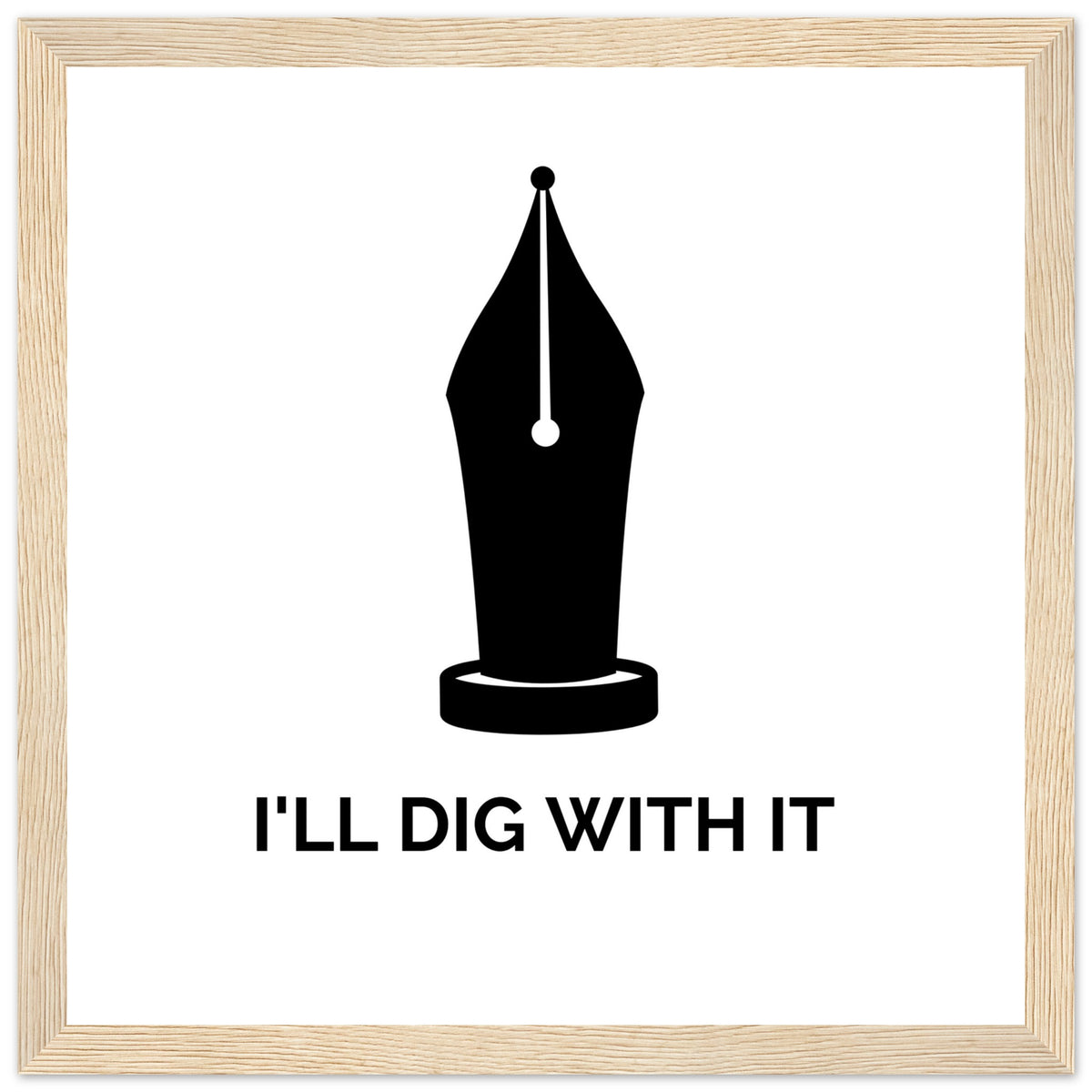 I’ll Dig With It – Seamus Heaney Quote Art Print (view 11)