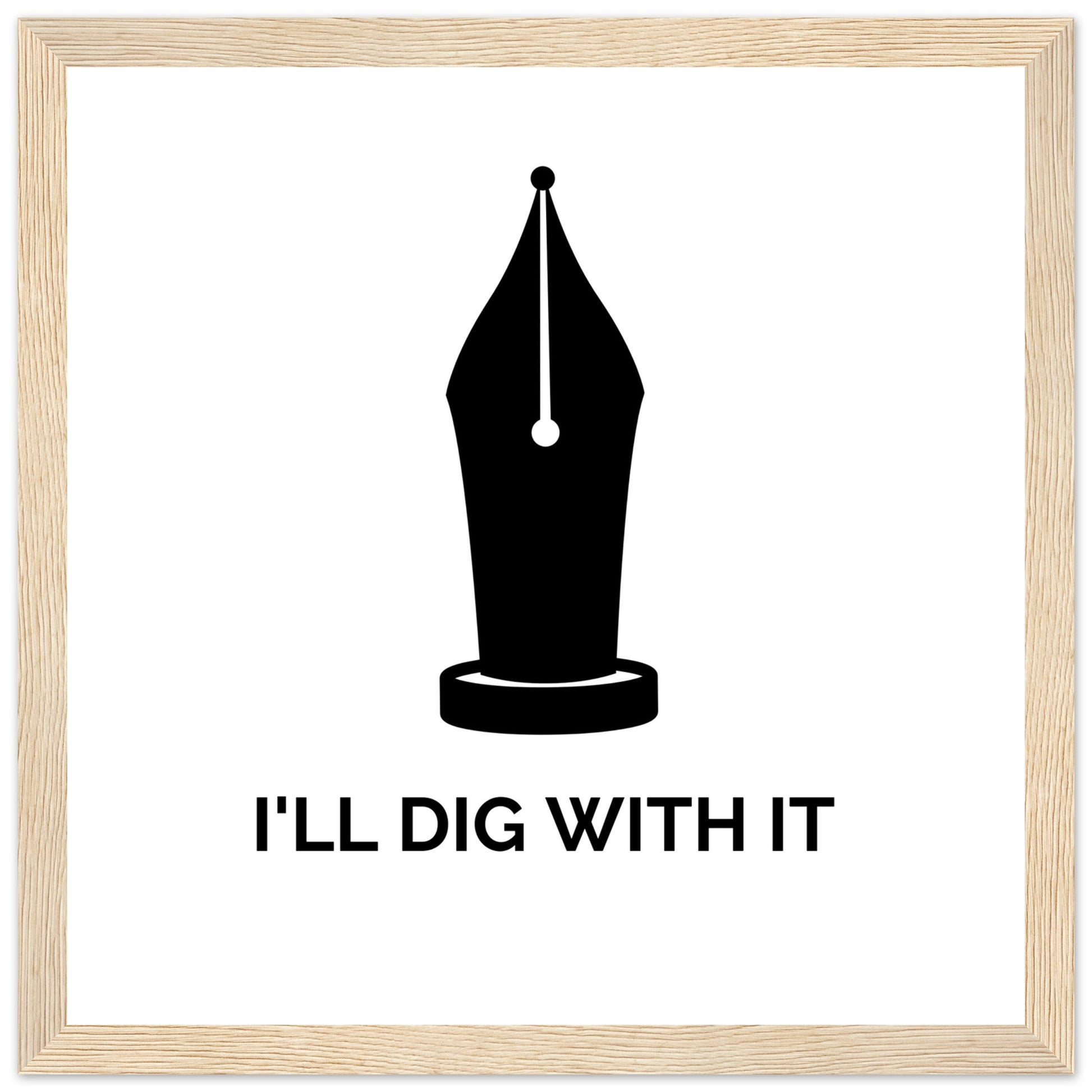 I’ll Dig With It – Seamus Heaney Quote Art Print (view 11)