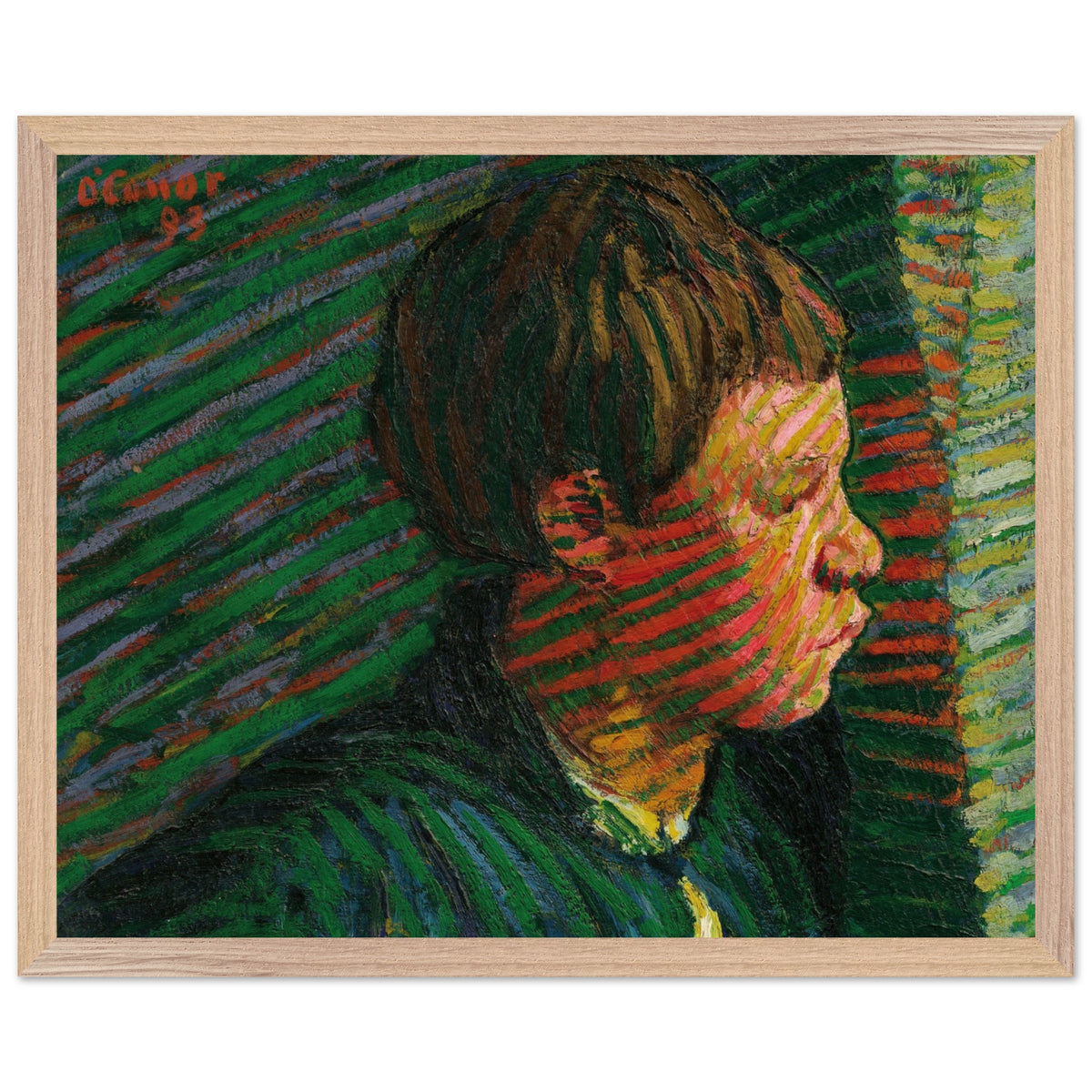 Breton Boy by Irish Artist Roderic O'Conor Art Print (view 7)