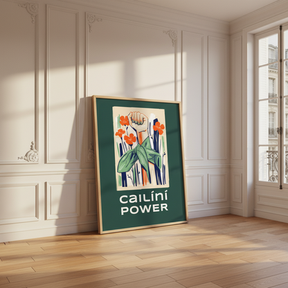 Cailíní Power – Irish Girl Power Art Print (view 3)