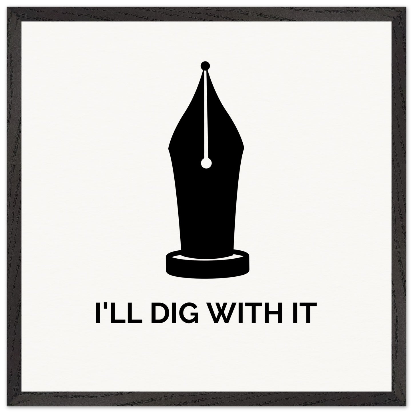 I’ll Dig With It – Seamus Heaney Quote Art Print (view 19)