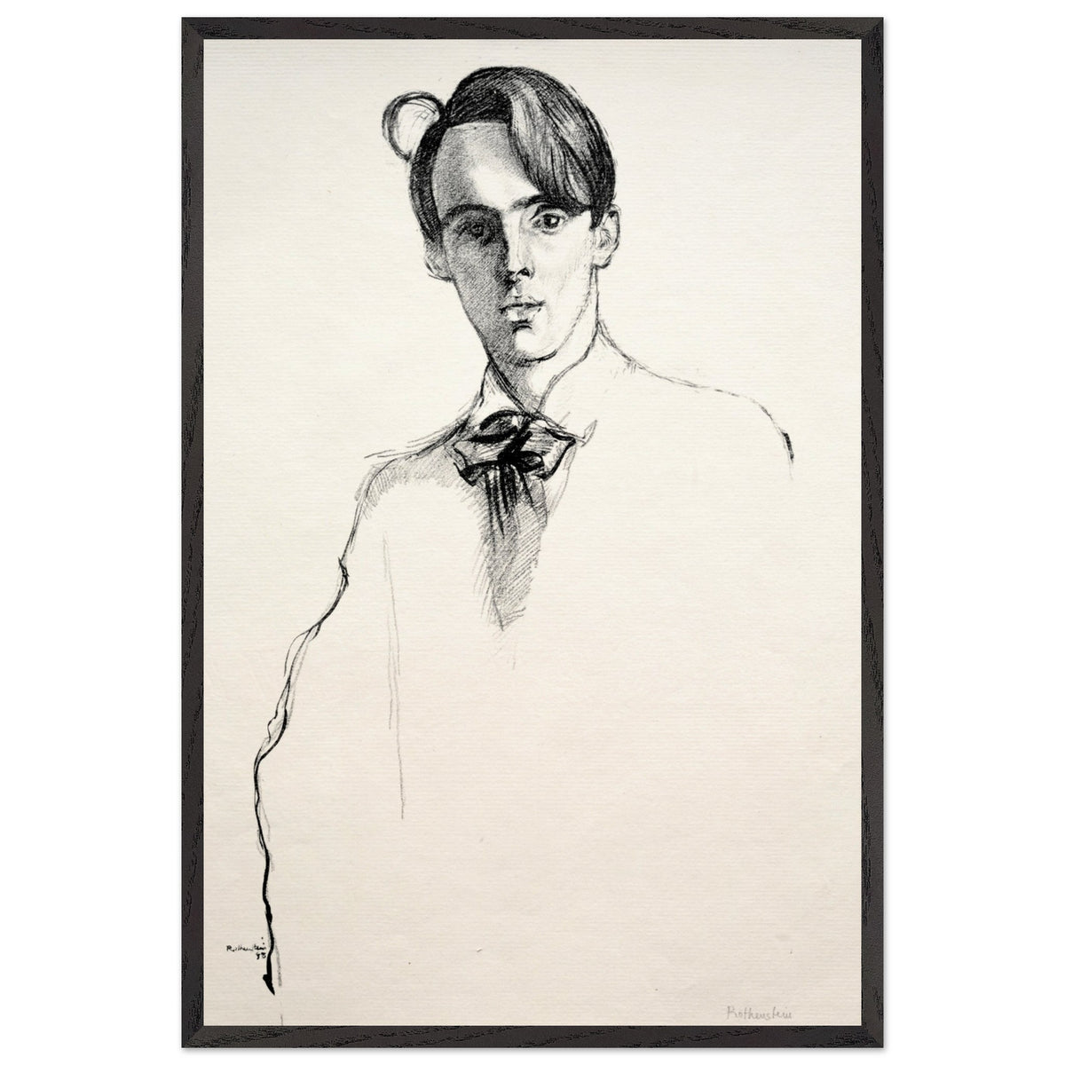 William Butler Yeats by William Rothenstein - Art Print (view 16)