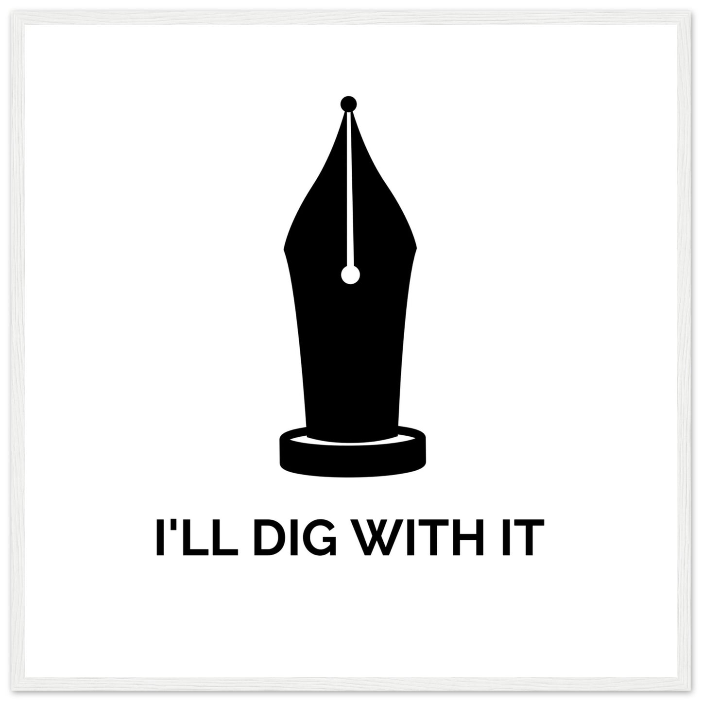 I’ll Dig With It – Seamus Heaney Quote Art Print (view 6)