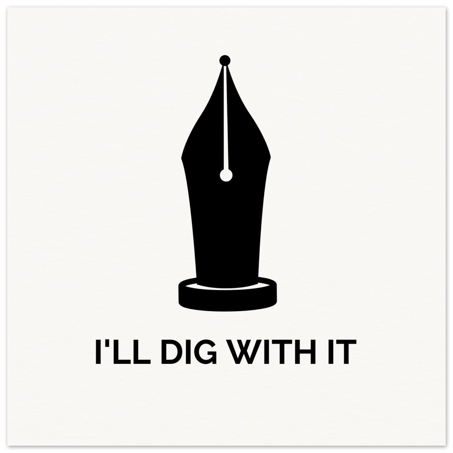 I’ll Dig With It – Seamus Heaney Quote Art Print (view 8)