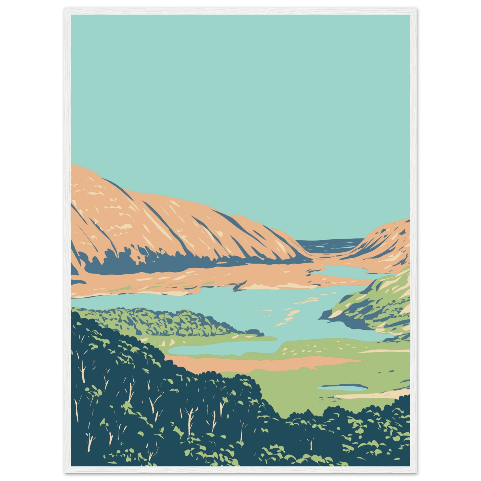 Killarney National Park County Kerry Ireland Framed Art Print – detail view | Buy Irish Art