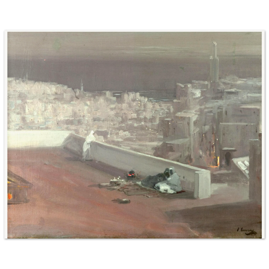 Night, Tangier by Sir John Lavery, unframed art print, 40x50 cm