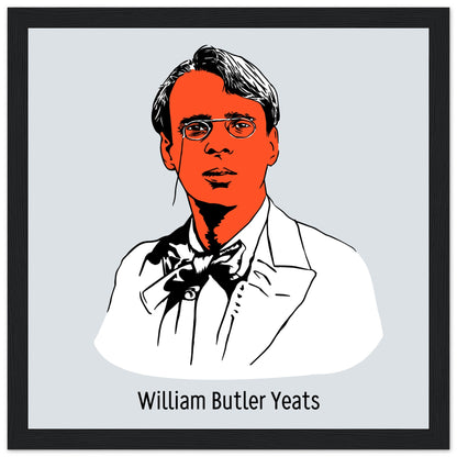 Gerahmter Druck von William Butler Yeats