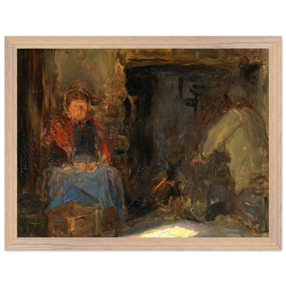A Galway Cottage - Art Print by Irish Artist  Walter Frederick Osborne – view 13 | Buy Irish Art