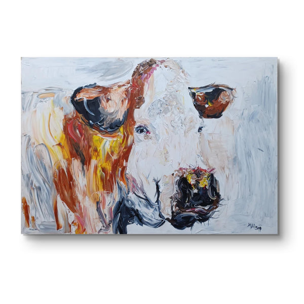Bella The Cow Painting by Maire Claire Allsopp