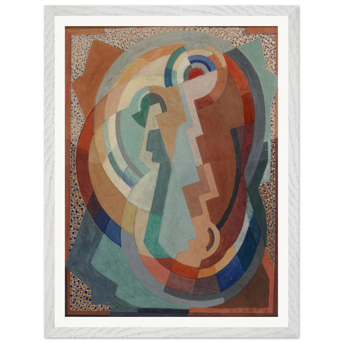 The Virgin and Child by Mainie Jellett – Irish Modernist Art Print (view 7)