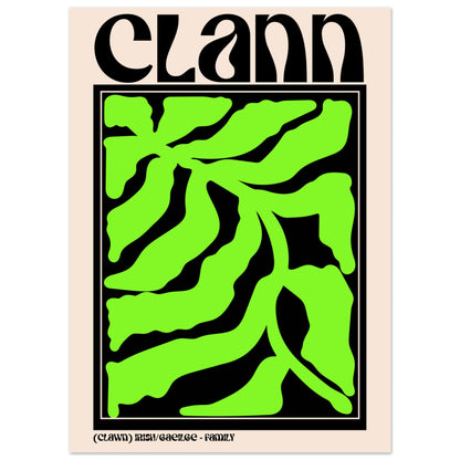 Clann – Irish Family Print | Gaelic Wall Art & Irish Home Decor – view 12 | Buy Irish Art