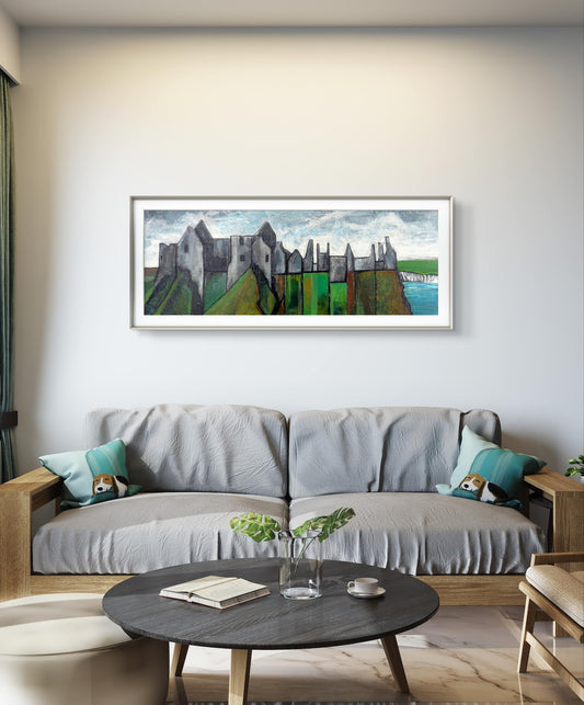 Dunluce Castle Canvas Wall Art Print