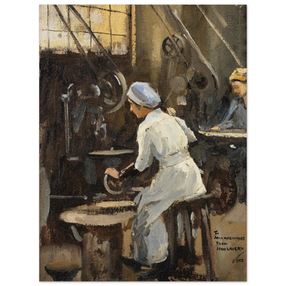 The Disc Maker by Sir John Lavery Irish master art print 30x40 cm unframed archival edition
