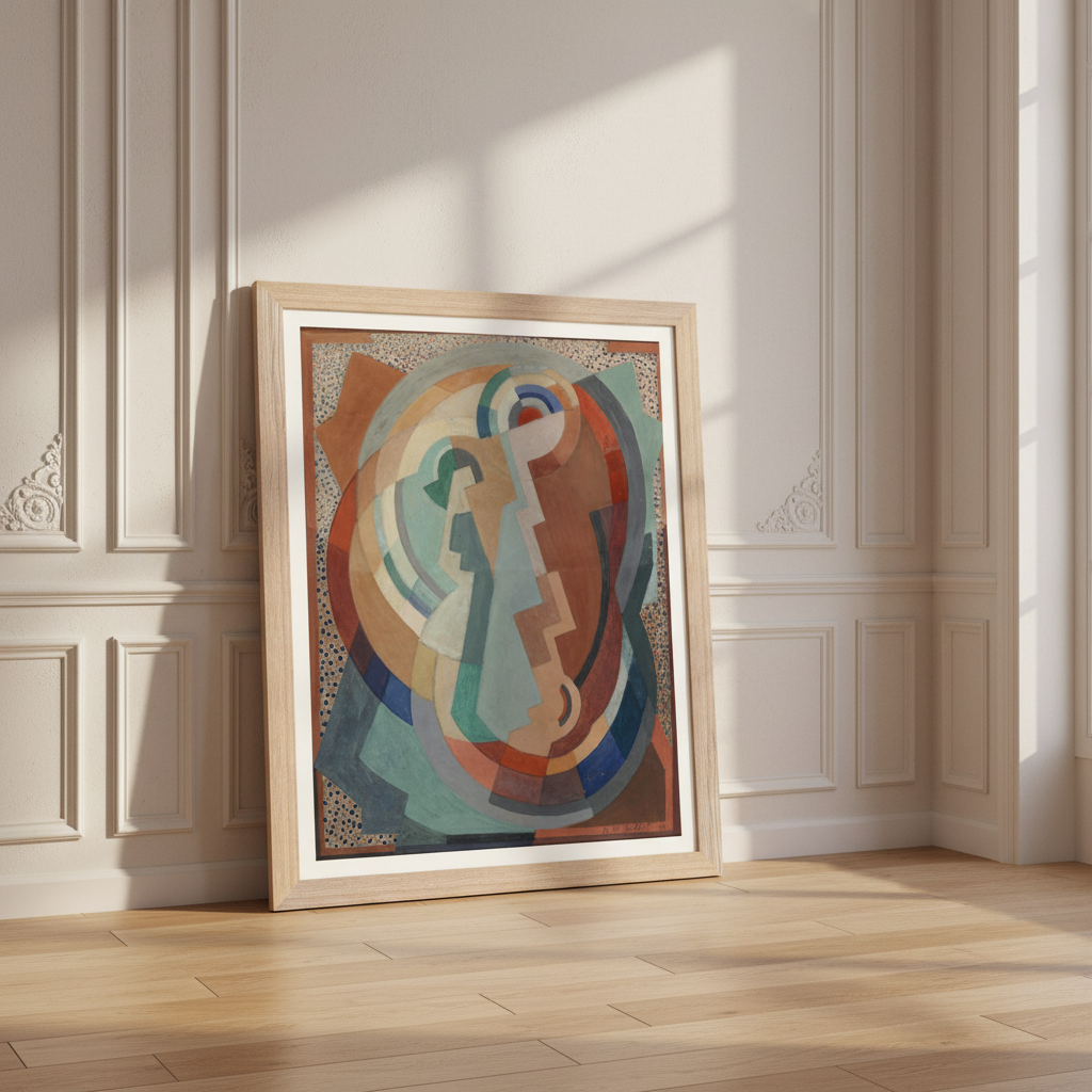 The Virgin and Child by Mainie Jellett – Irish Modernist Art Print (view 24)