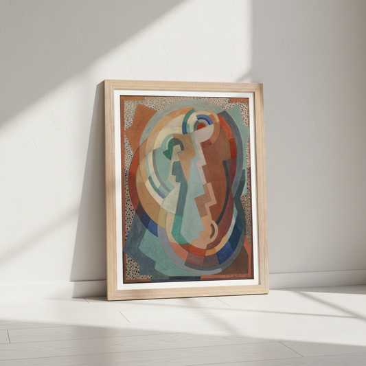 The Virgin and Child by Mainie Jellett – Irish Modernist Art Print