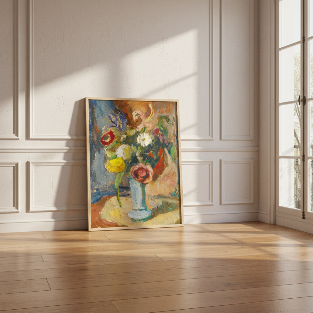Still Life with Flowers – Roderic O'Conor Framed Art Print (view 4)