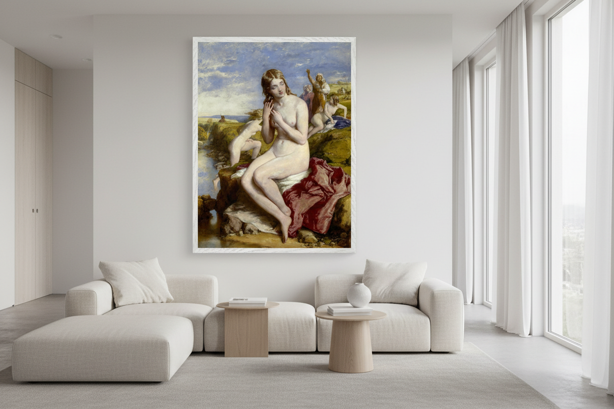 Bathers Surprised by Irish Artist William Mulready Art Print – view 18 | Buy Irish Art