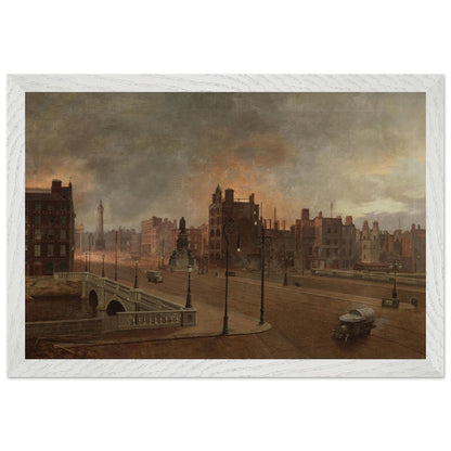 After the Bombardment — Easter Rising 1916 Fine Art Print – detail view | Buy Irish Art