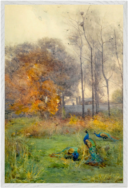 Autumn Days (1928) by Mildred Anne Butler, large art print in a white gallery frame