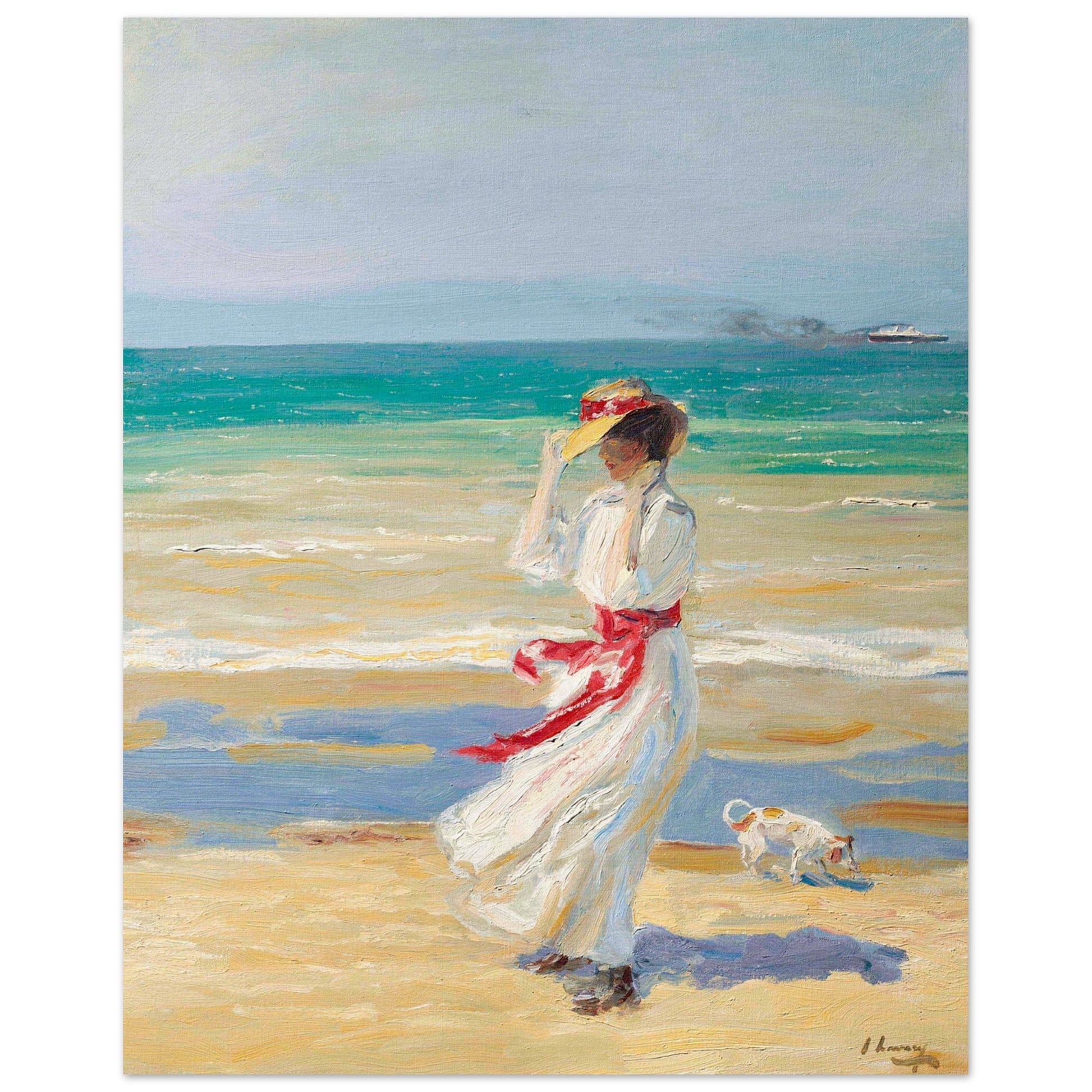 A Windy Day - John Lavery Art Print 40x50 cm / 16x20″ – view 12 | Buy Irish Art